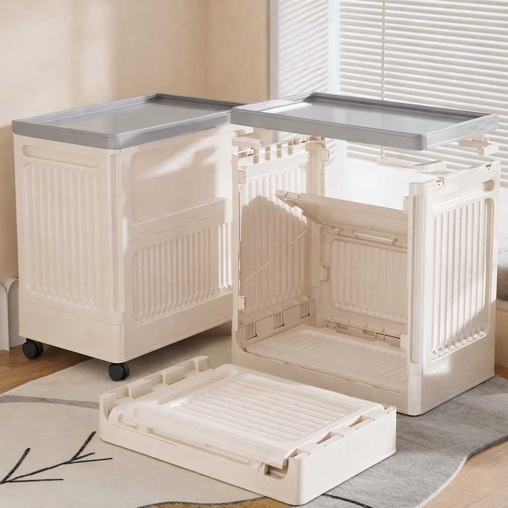 Promo 2x1: Armario Organizador Portátil de Gran Capacidad con Rueditas